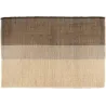Tapis en jonc de mer Karan Carbone