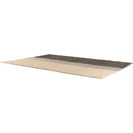 Tapis en jonc de mer Karan Carbone