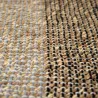Tapis en jonc de mer Karan Carbone