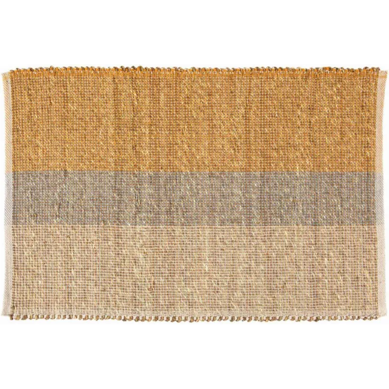 Tapis en jonc de mer Karan Mirabelle