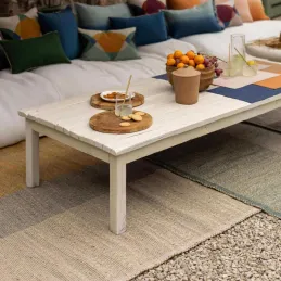 Tapis en jonc de mer Karan Mirabelle
