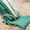 Galette de chaise en coton recyclé Grace (Lot de 6)
