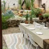 Nappe en coton recyclé Grace 140 x 250 cm