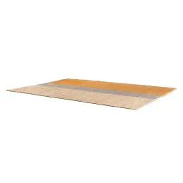 Tapis en jonc de mer et coton mirabelle Karan