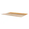 Tapis en jonc de mer et coton mirabelle Karan