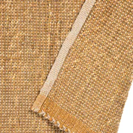 Tapis en jonc de mer et coton mirabelle Karan