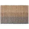 Tapis en jonc de mer et coton myosotis Karan