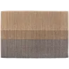 Tapis en jonc de mer et coton myosotis Karan