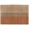 Tapis en jonc de mer et coton  terracotta Karan
