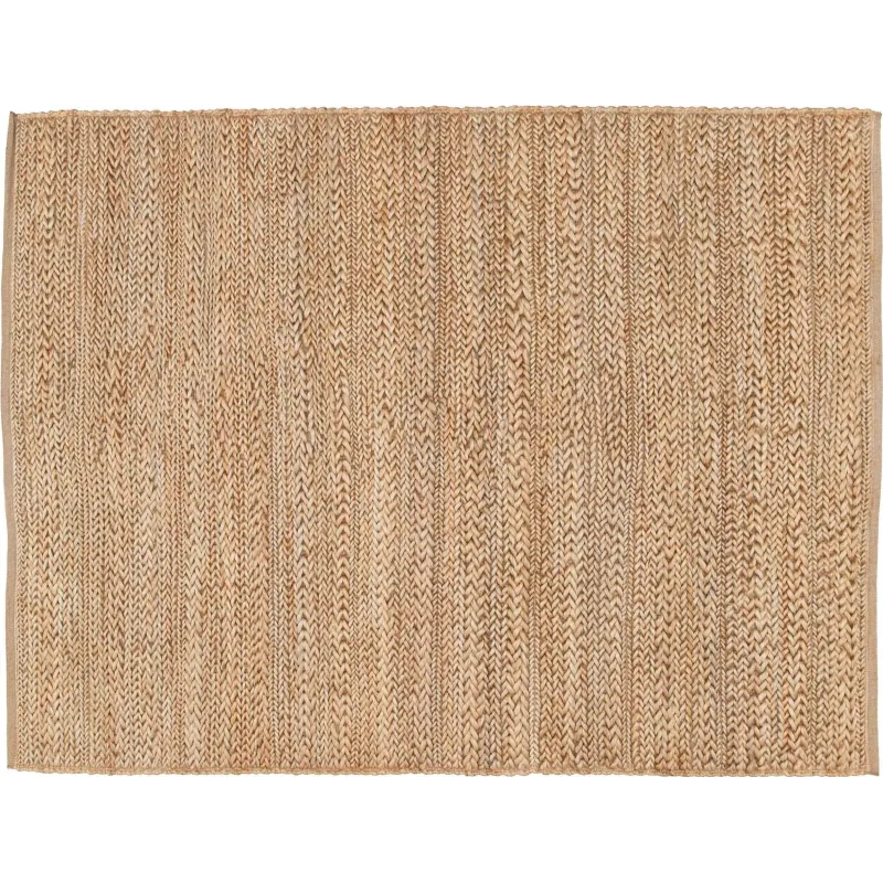 Tapis en jute et coton Pippa naturel