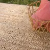 Tapis en jute et coton Pippa naturel