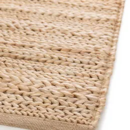 Tapis en jute et coton Pippa naturel