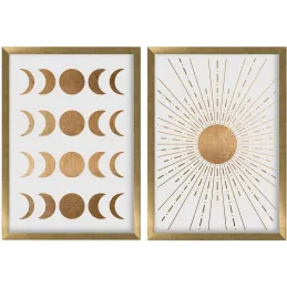 Ensemble de 2 tableaux décoratifs