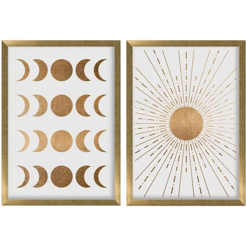 Ensemble de 2 tableaux décoratifs