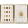 Ensemble de 2 tableaux décoratifs