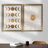 Ensemble de 2 tableaux décoratifs