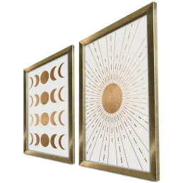 Ensemble de 2 tableaux décoratifs