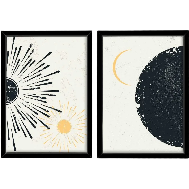 Ensemble de 2 tableaux décoratifs