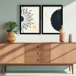 Ensemble de 2 tableaux décoratifs
