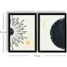 Ensemble de 2 tableaux décoratifs