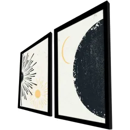 Ensemble de 2 tableaux décoratifs