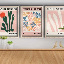 Ensemble de 3 tableaux décoratifs