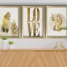 Ensemble de 3 tableaux décoratifs