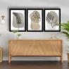 Ensemble de 3 tableaux décoratifs