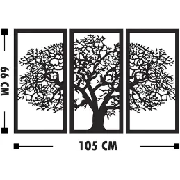 Décoration murale en bois Nature