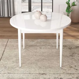 Table de repas ronde avec pieds métal Tor