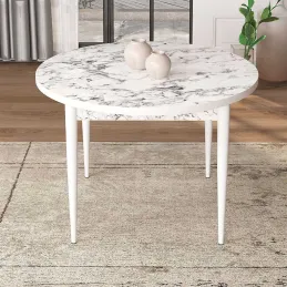Table de repas ronde avec pieds métal Tor