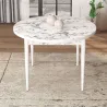 Table de repas ronde avec pieds métal Tor