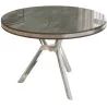 Table de repas ronde pieds métal Mos