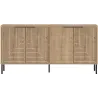 Buffet 4 portes en aggloméré Lurea