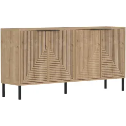 Buffet 4 portes en aggloméré Lurea