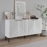 Buffet 4 portes en aggloméré Lurea