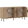 Buffet 4 portes en aggloméré Clara