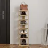 Etagère à chaussures en aggloméré Ayka