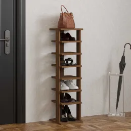 Etagère à chaussures en aggloméré Ayka