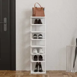 Etagère à chaussures en aggloméré Ayka