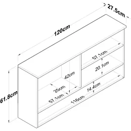 Meuble de rangement de cuisine Jessy