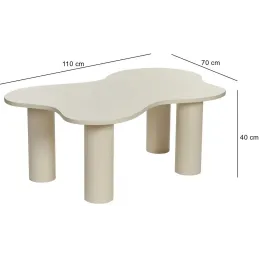 Table basse en aggloméré Bloom