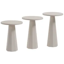 Ensemble de 3 tables d'appoint Lilyum