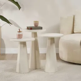 Ensemble de 3 tables d'appoint Lilyum