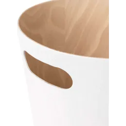 Corbeille en bois avec poignées de transport