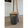 Corbeille en bois avec poignées de transport