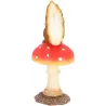 Champignon amanite en polyrésine
