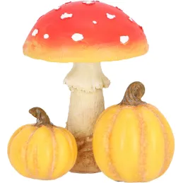 Champignon amanite en polyrésine