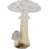 Statuette décorative en polyrésine Champignons (Lot de 3)