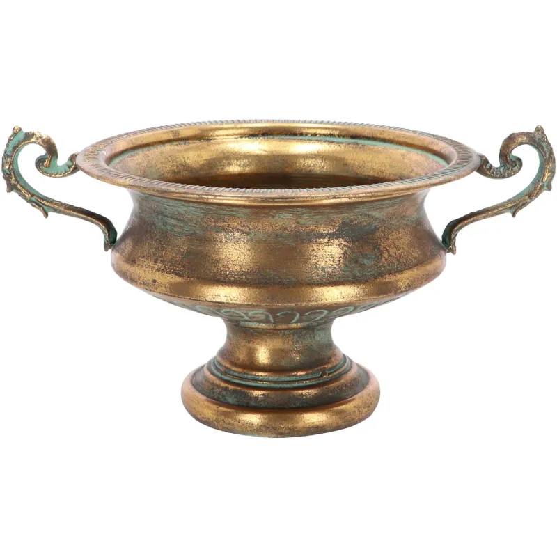 Vase en métal vieilli Médicis